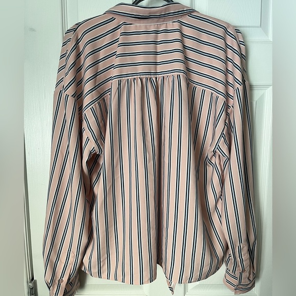 Heyton Large striped blouse, new without tags, pink and blue - Picture 5 of 6